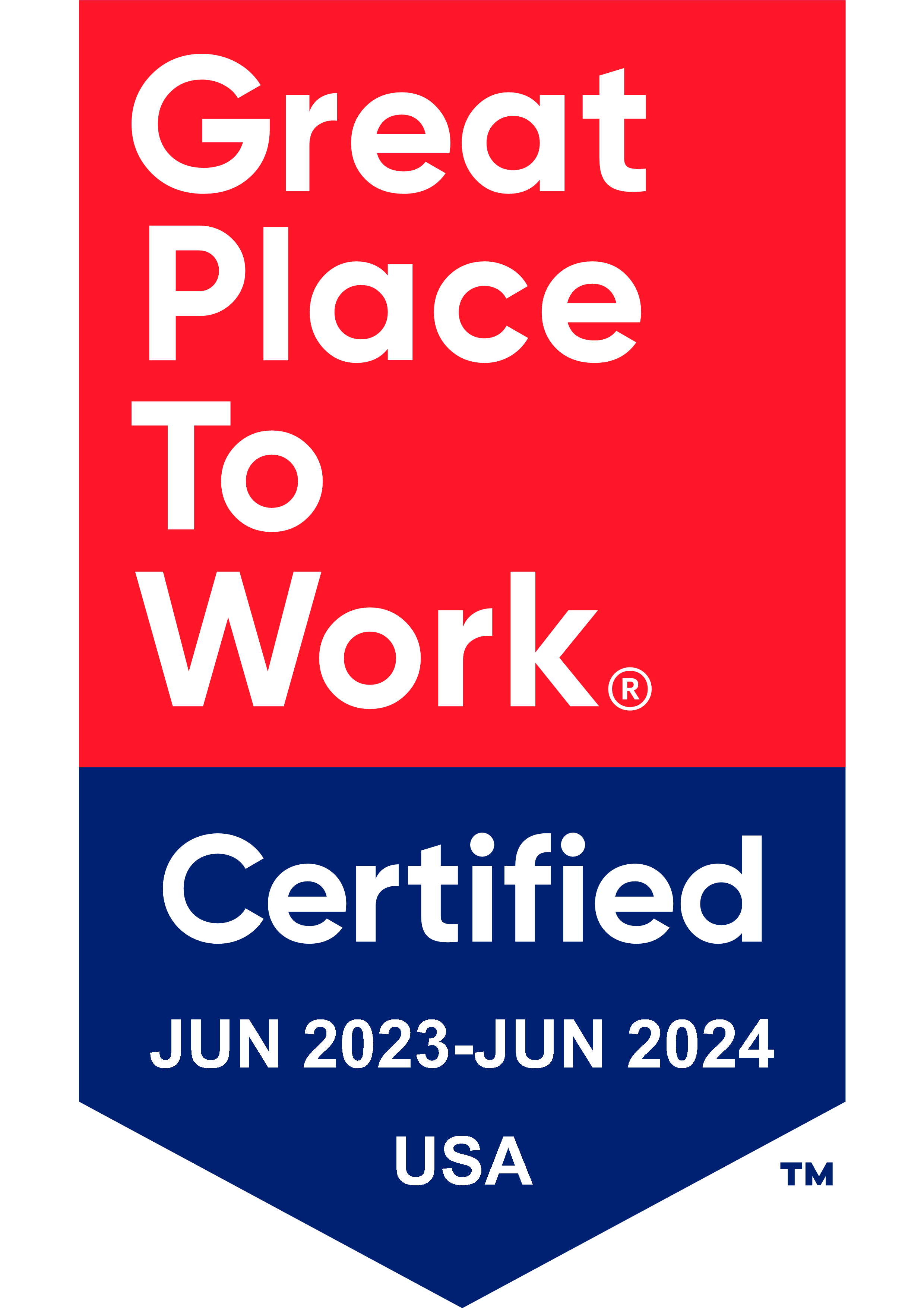 SterlingRisk Has Been Certified as a Great Place to Work! SterlingRisk goes above and beyond customary corporate practices to sustain a work environment in which employees are appreciated, rewarded, and provided the flexibility to balance work commitments with personal and family obligations.
